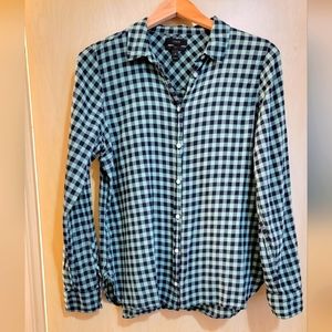 JCrew Gingham Button Down